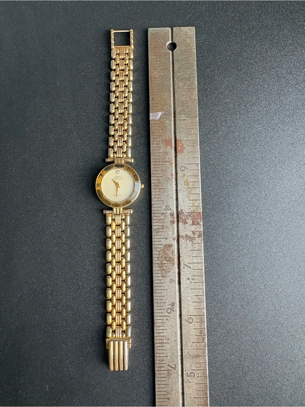 Jacques Piccard Gold-Tone Women's Quartz Bracelet Watch